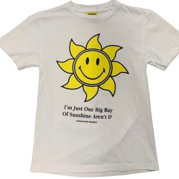 Smiley + Chinatown Market Ray of Sunshine Tee Medium - Picture 1 of 2